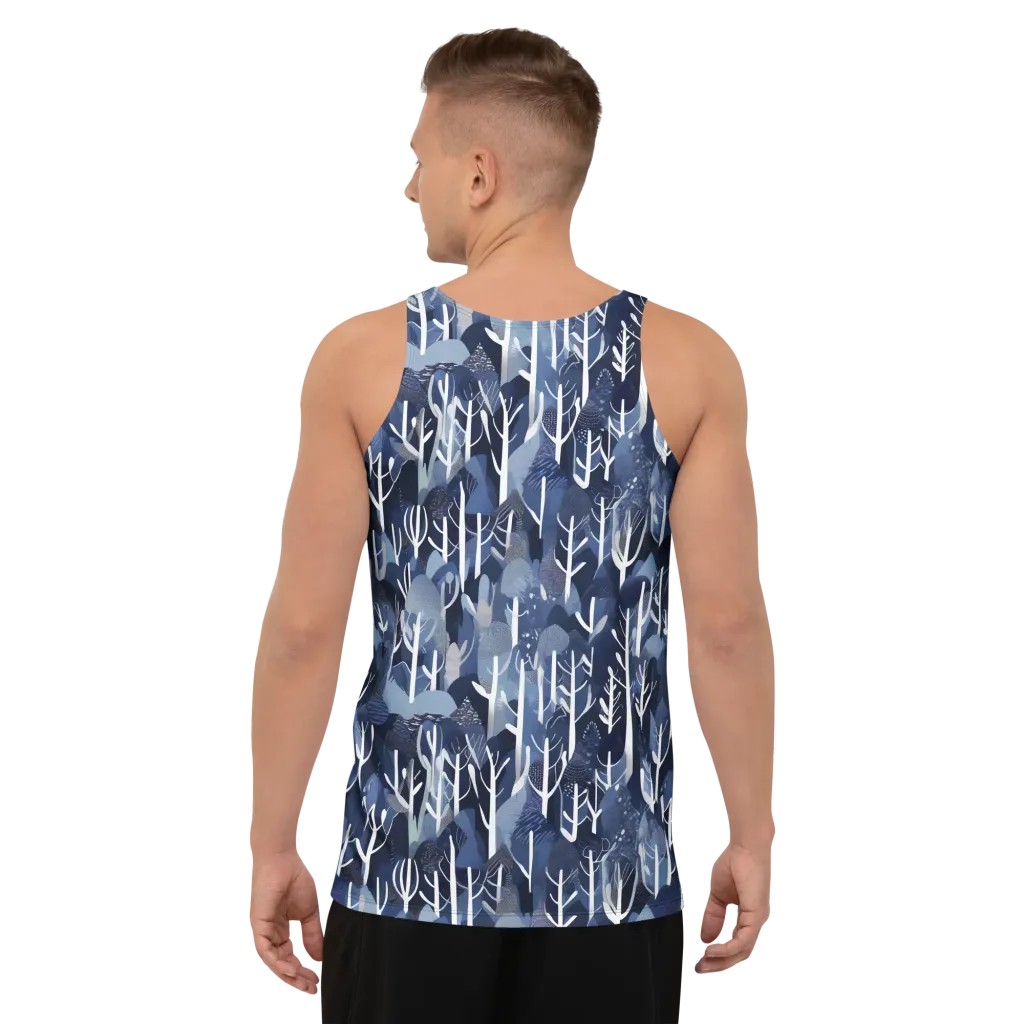 Midnight Grove on Men's Tank Top — Back