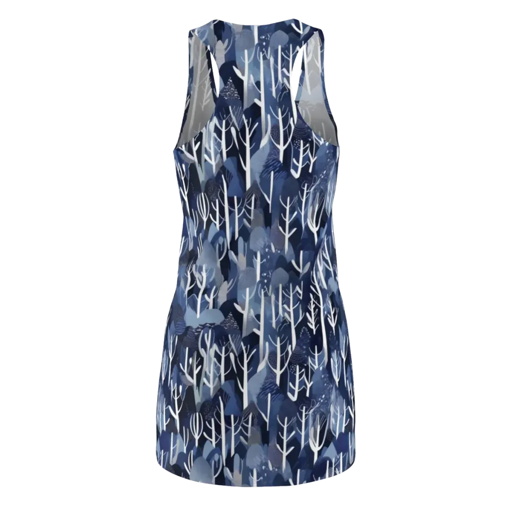 Midnight Grove on Racerback Dress — Back