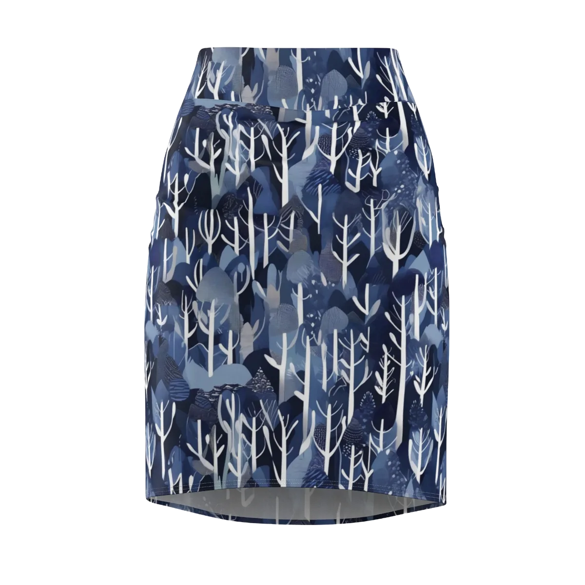Midnight Grove on Pencil Skirt — Front