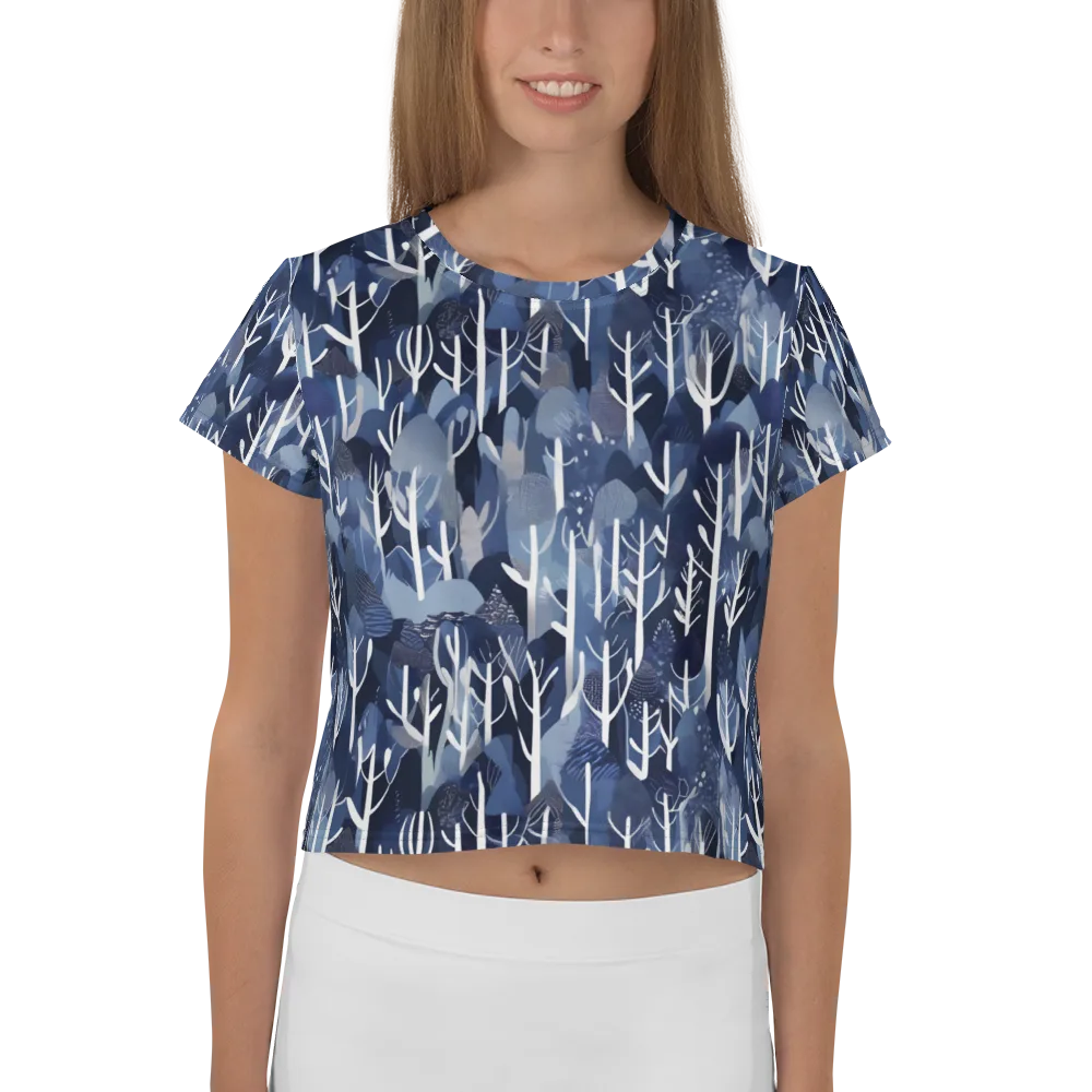 Midnight Grove on Crop Tee — Front