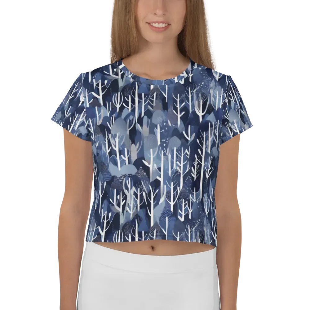 Midnight Grove on Crop Tee — Front