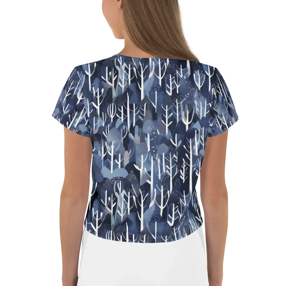 Midnight Grove on Crop Tee — Back