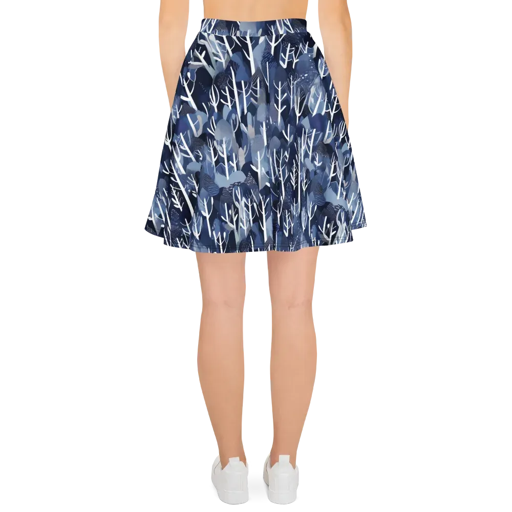 Midnight Grove on Skater Skirt — Back