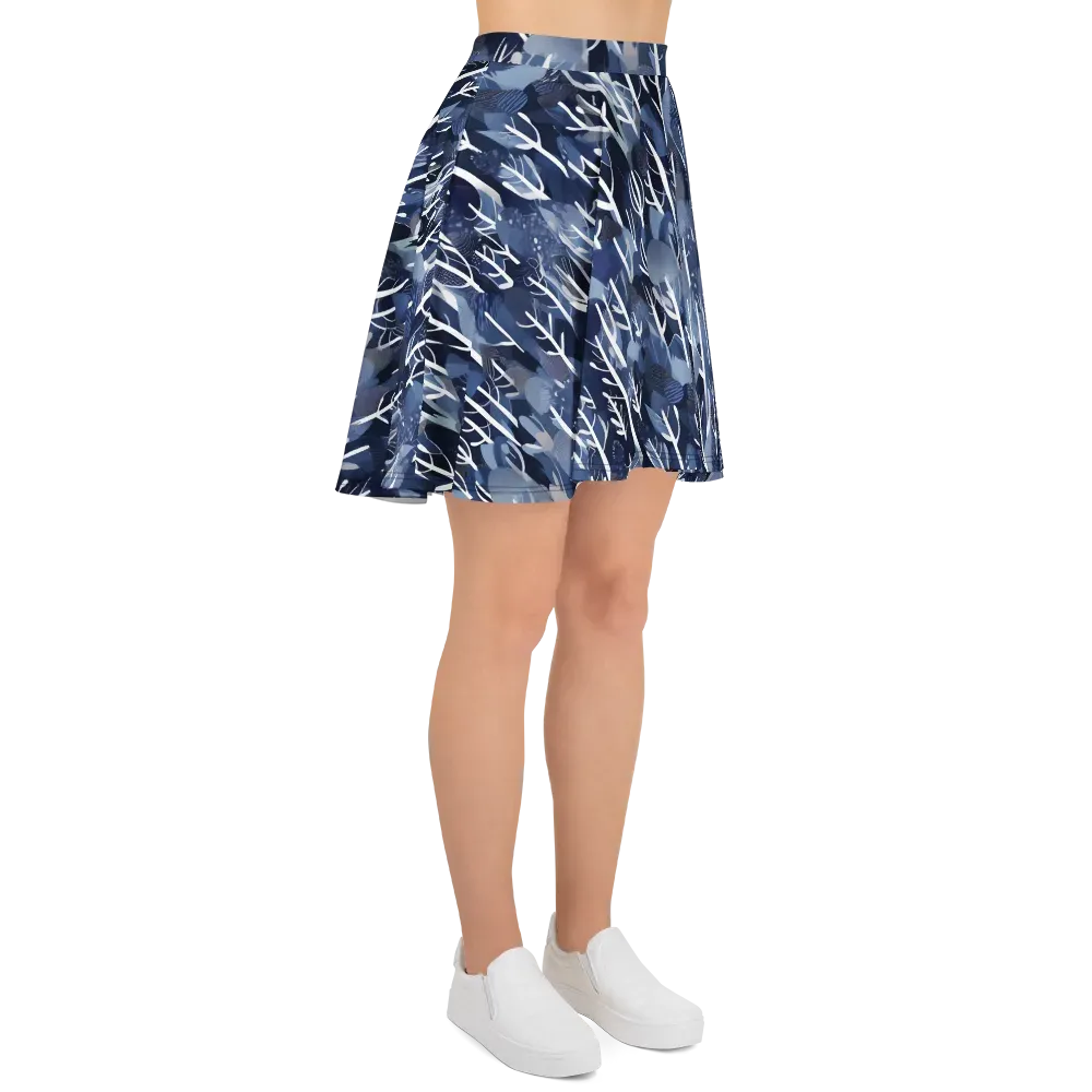 Midnight Grove on Skater Skirt — Right