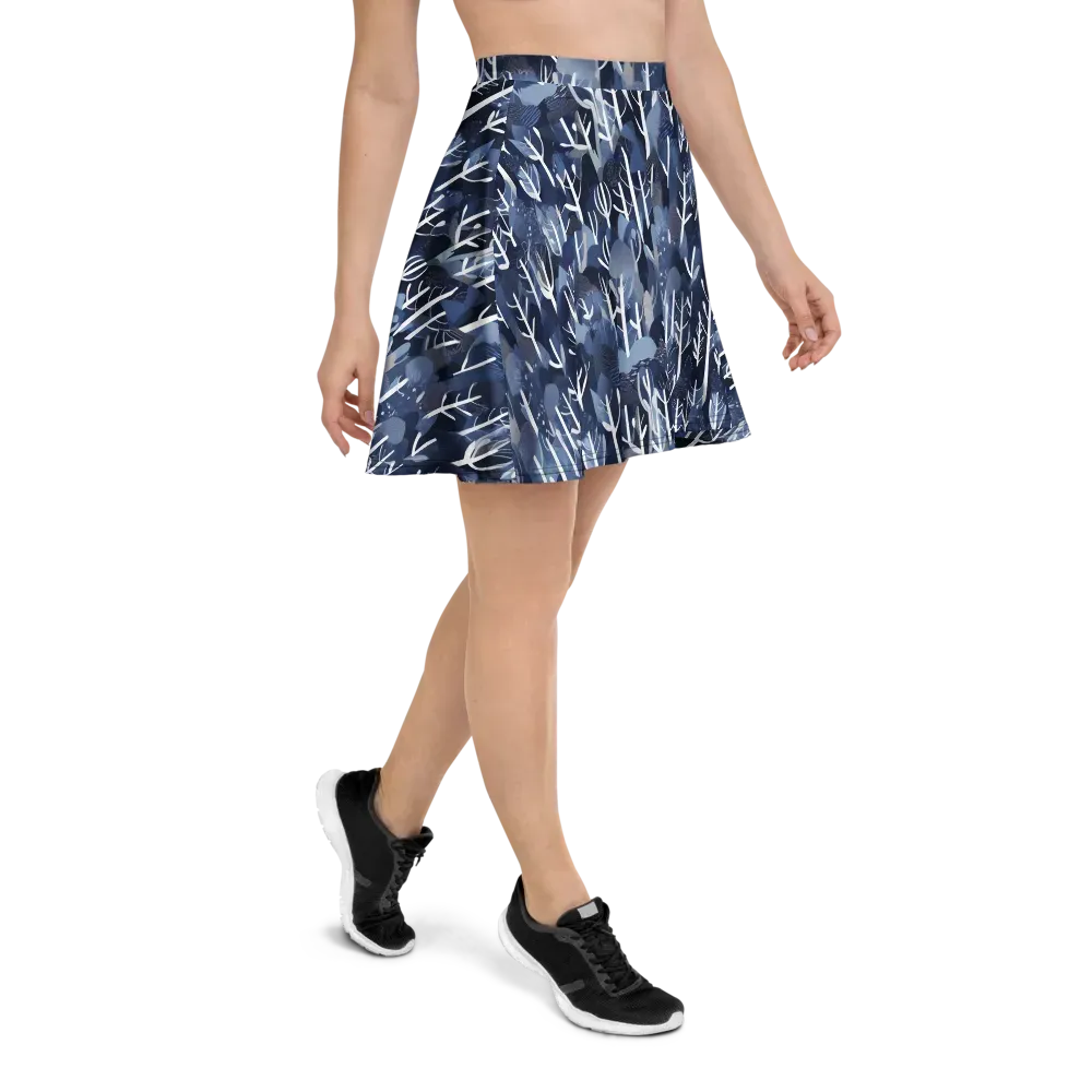 Midnight Grove on Skater Skirt — Right