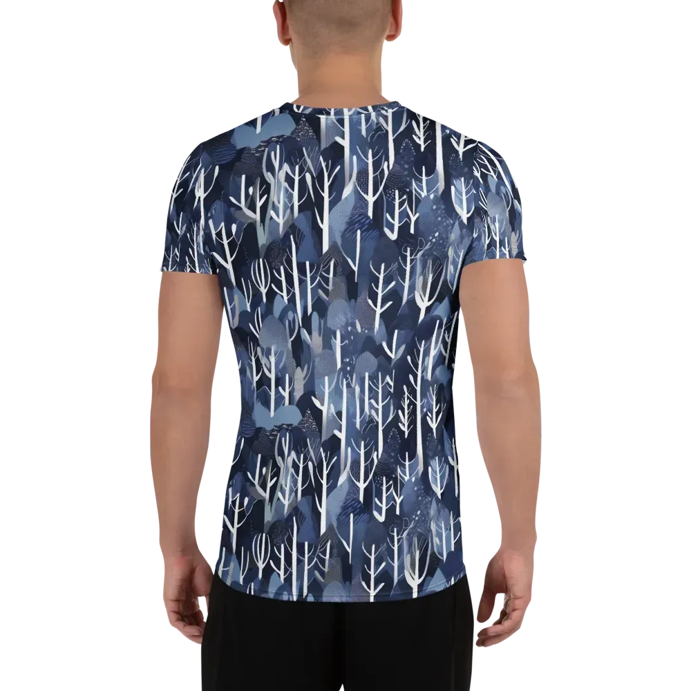 Midnight Grove on Men's Athletic T-Shirt — Back