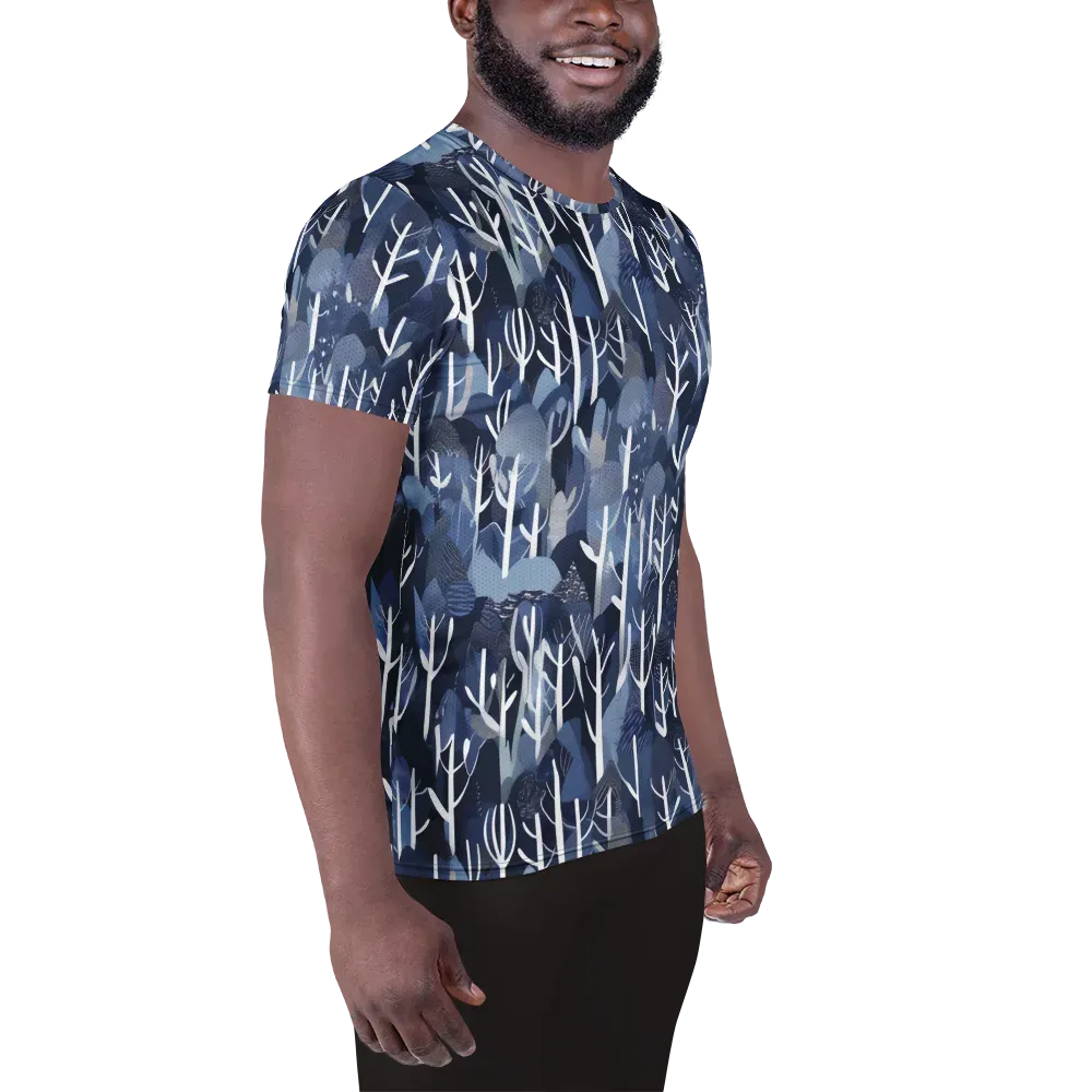 Midnight Grove on Men's Athletic T-Shirt — Right