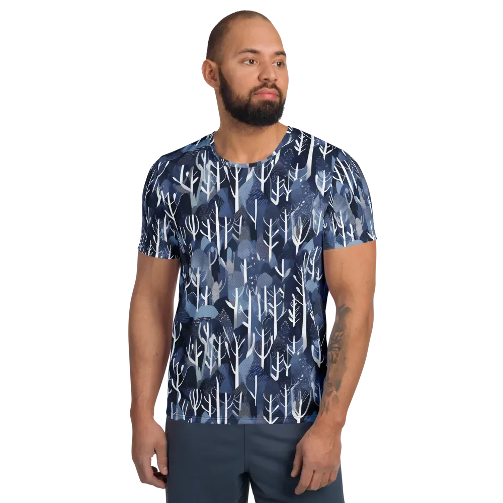 Midnight Grove on Men's Athletic T-Shirt — Front
