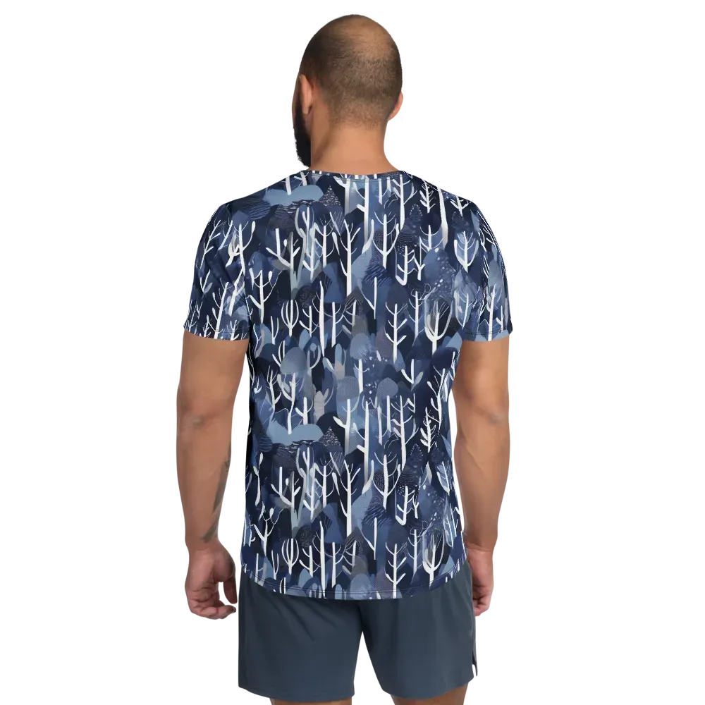 Midnight Grove on Men's Athletic T-Shirt — Back