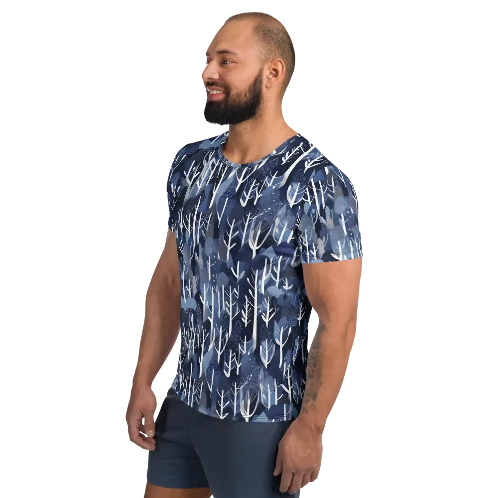 Midnight Grove on Men's Athletic T-Shirt — Left