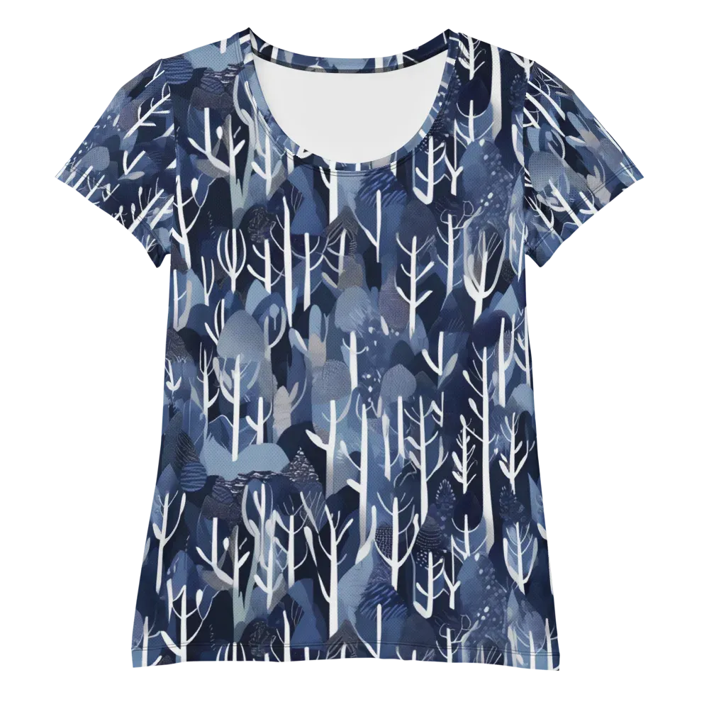 Midnight Grove on Women's Athletic T-Shirt — Front