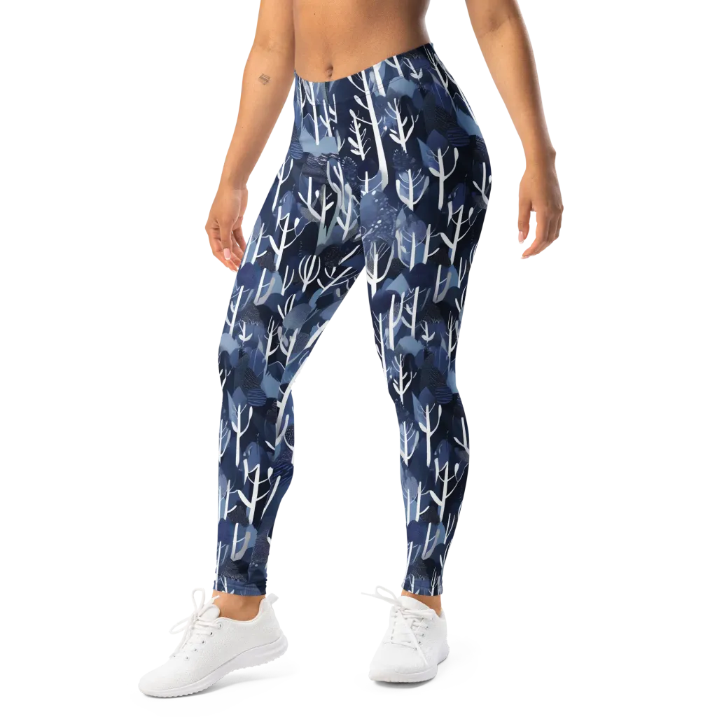 Midnight Grove on Leggings — Left Front