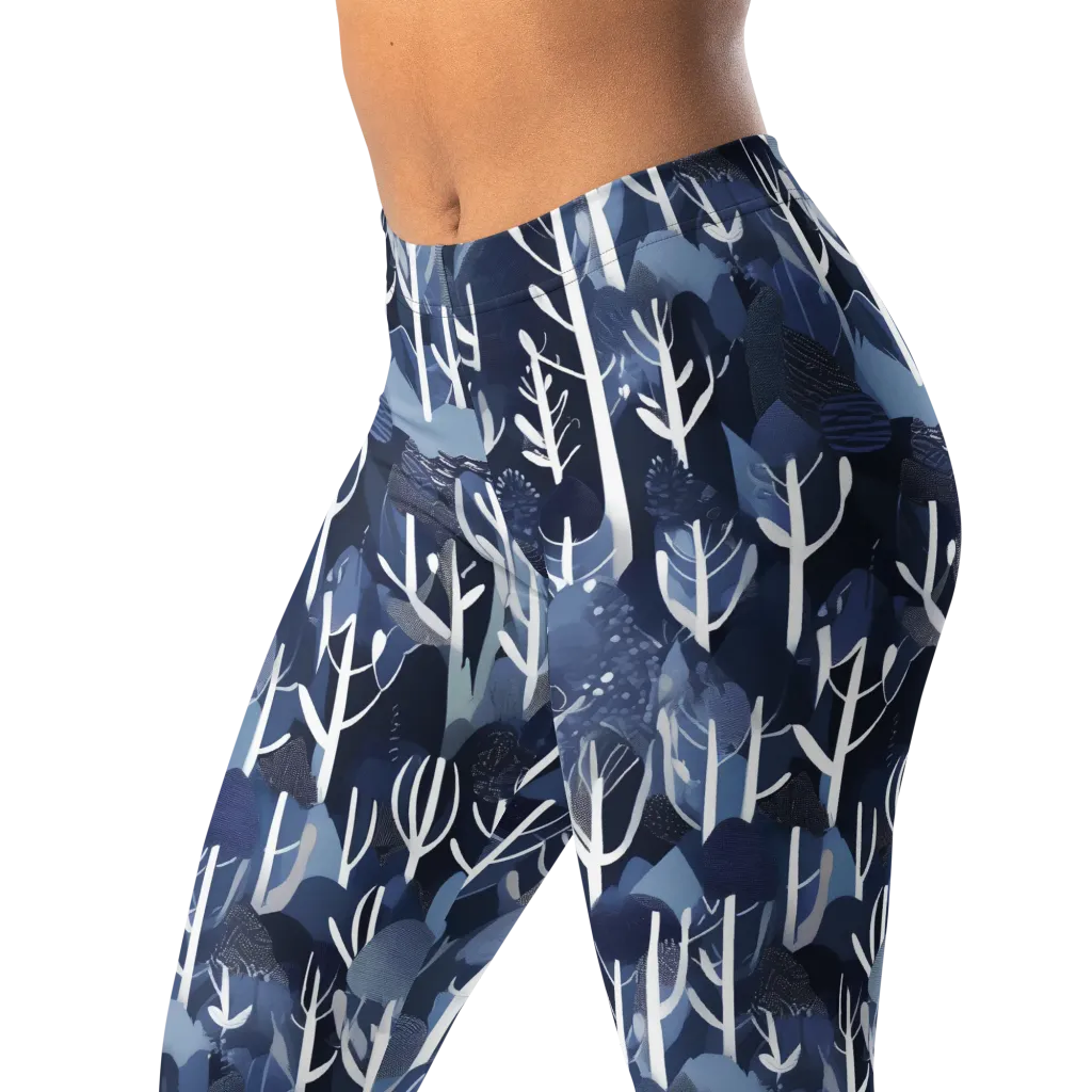 Midnight Grove on Leggings — Left Front