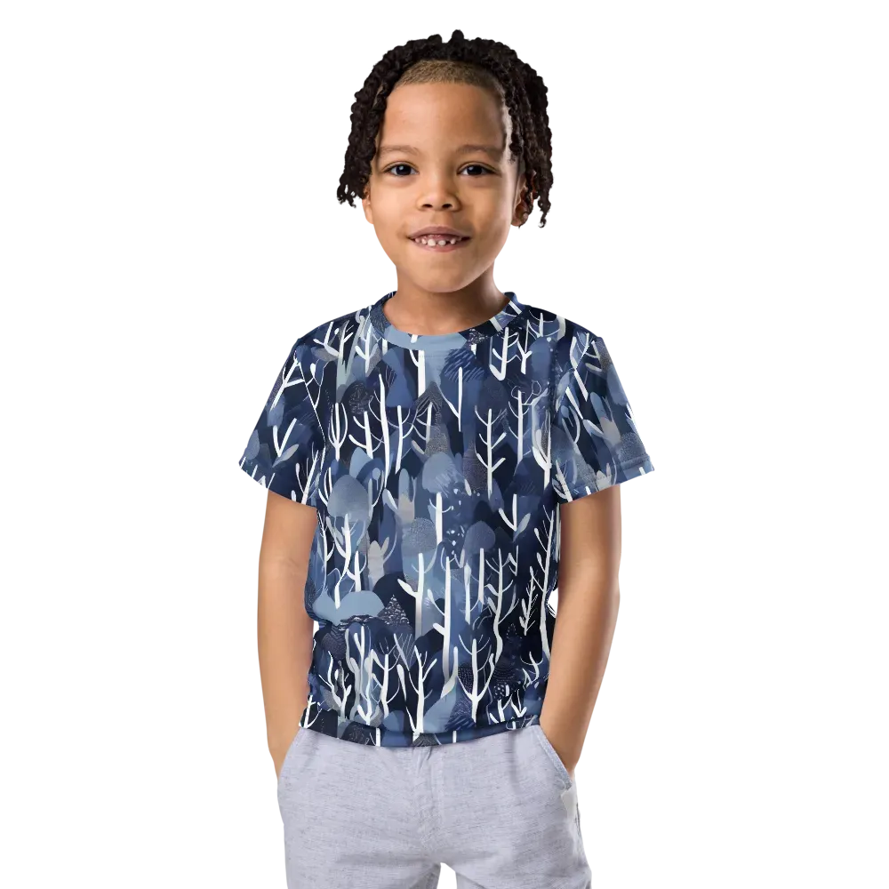 Midnight Grove on Kids Crew Neck T-Shirt — Front