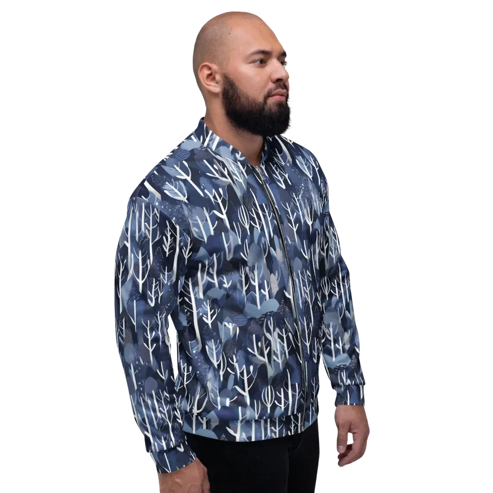 Midnight Grove on Bomber Jacket — Right