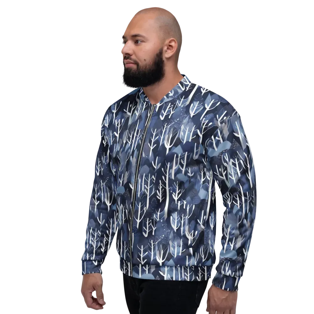 Midnight Grove on Bomber Jacket — Left