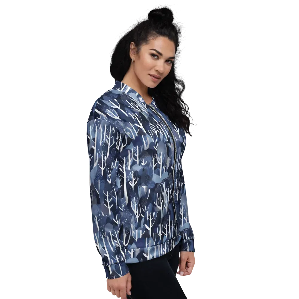 Midnight Grove on Bomber Jacket — Right