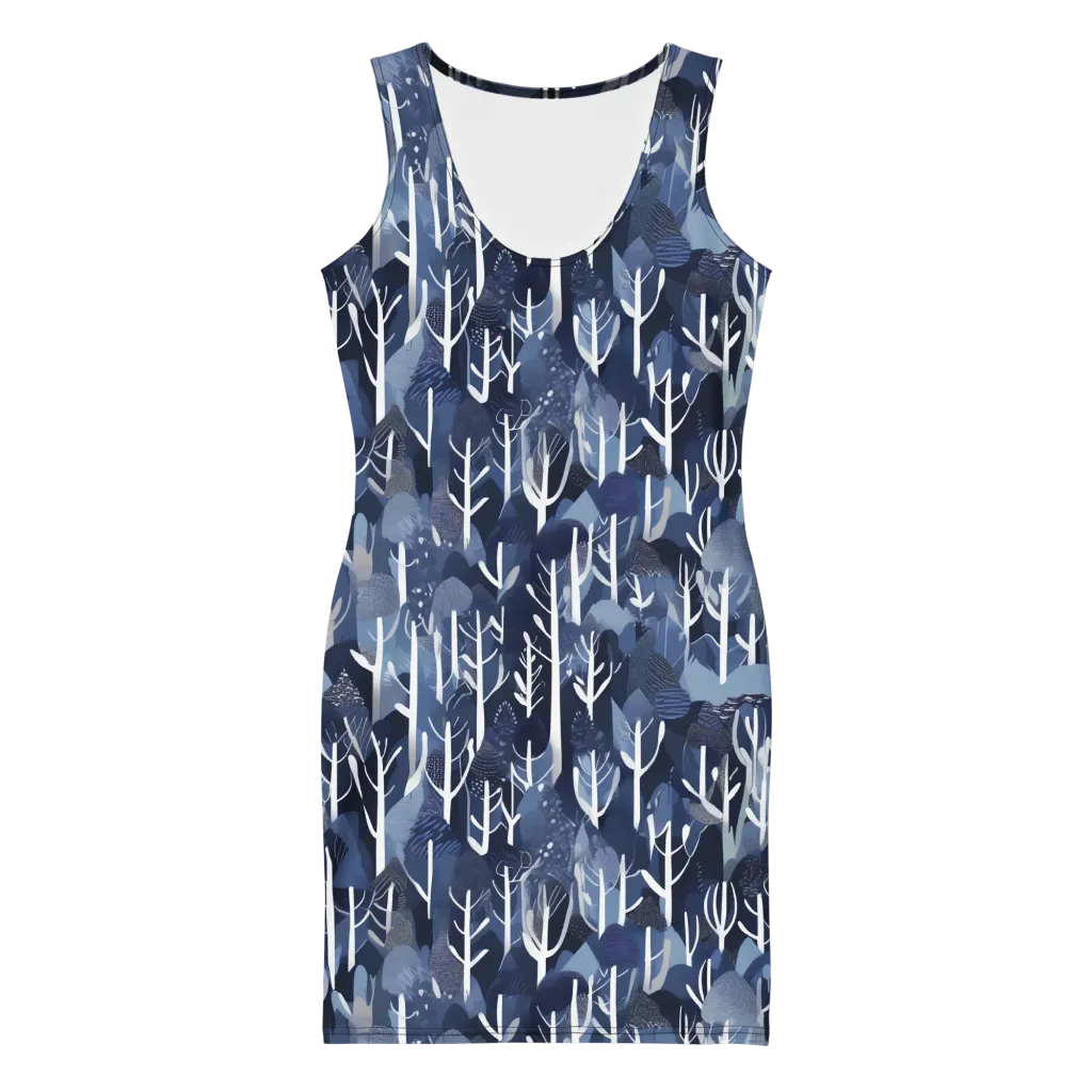 Midnight Grove on Bodycon Dress — Front