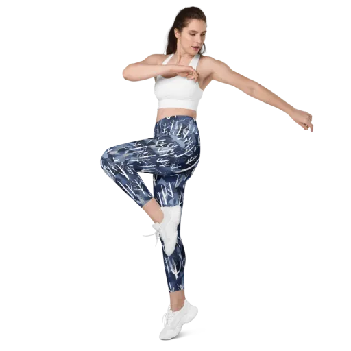 Midnight Grove on a Leggings with Pockets