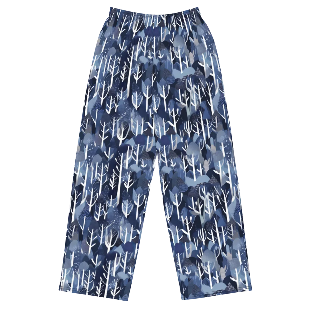 Midnight Grove on Wide-Leg Pants — Front