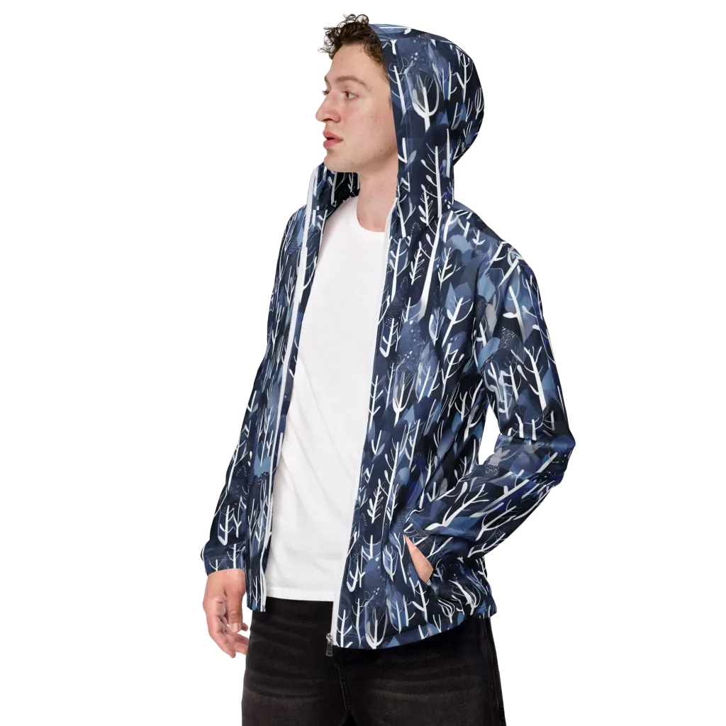 Midnight Grove on Men's Windbreaker — Left Front