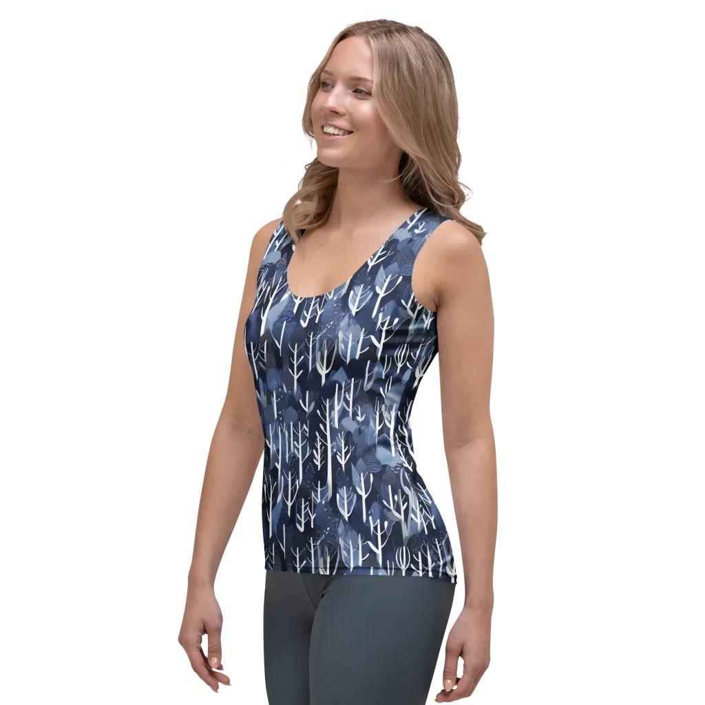 Midnight Grove on Women's Tank Top — Left Front