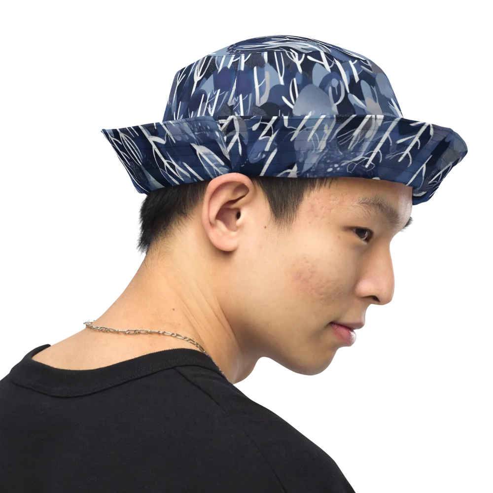 Midnight Grove on Reversible Bucket Hat — Right Outside