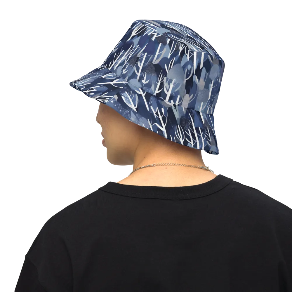 Midnight Grove on Reversible Bucket Hat — Back Inside