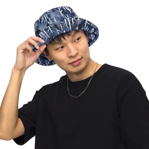 Midnight Grove on a Reversible Bucket Hat