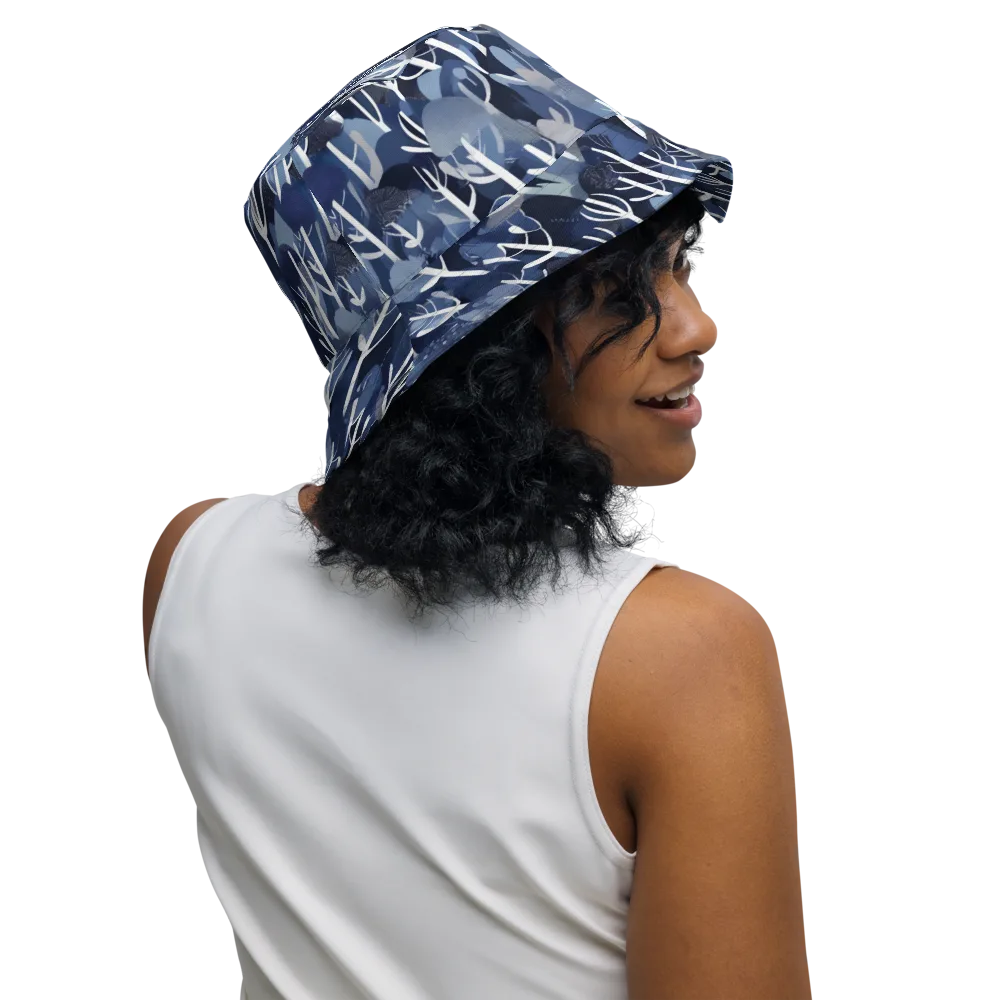 Midnight Grove on Reversible Bucket Hat — Right Outside