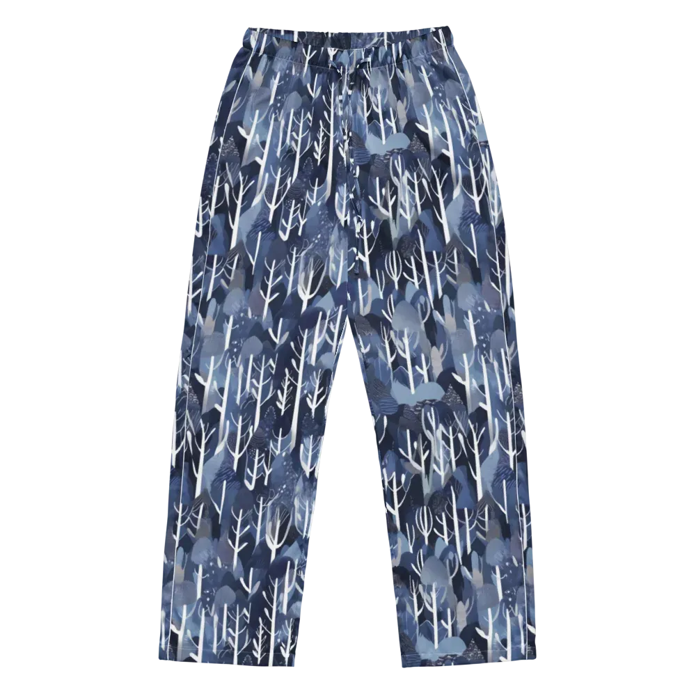 Midnight Grove on Women's Pajama Pants — Front
