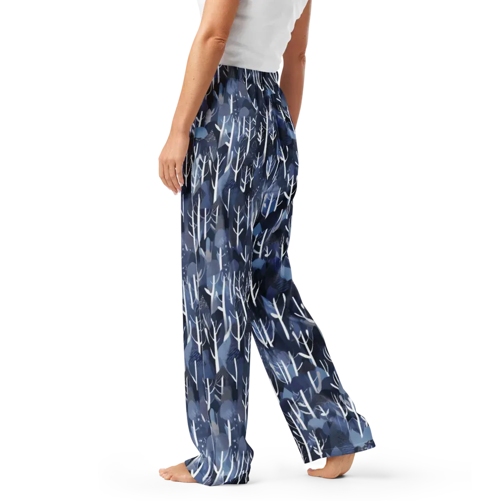 Midnight Grove on Women's Pajama Pants — Left