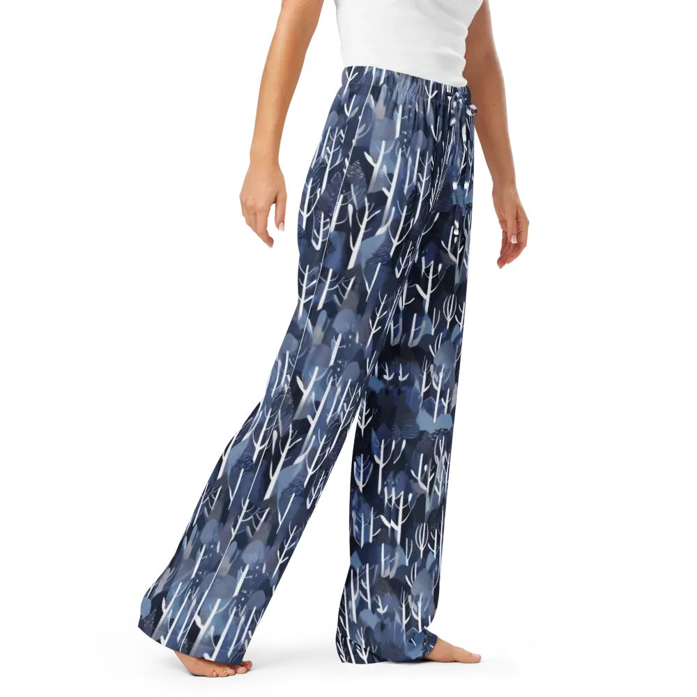 Midnight Grove on Women's Pajama Pants — Right Front