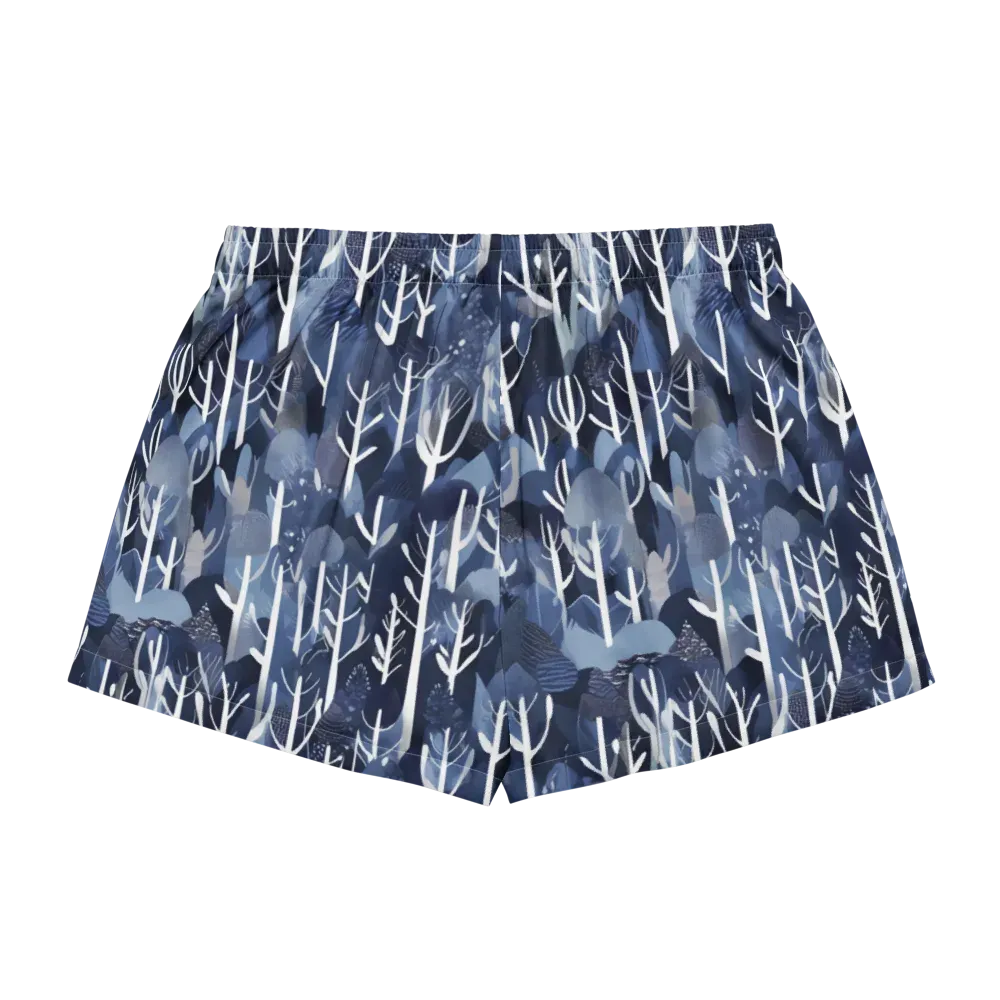 Midnight Grove on Women's Pajama Shorts — Back