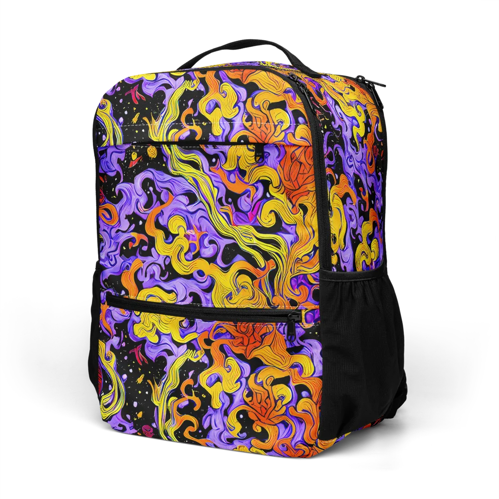 Bosschaert Swirl on Utility Backpack — Left Front