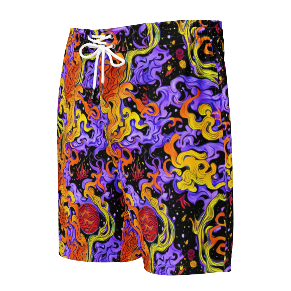 Bosschaert Swirl on Men's Board Shorts — Front