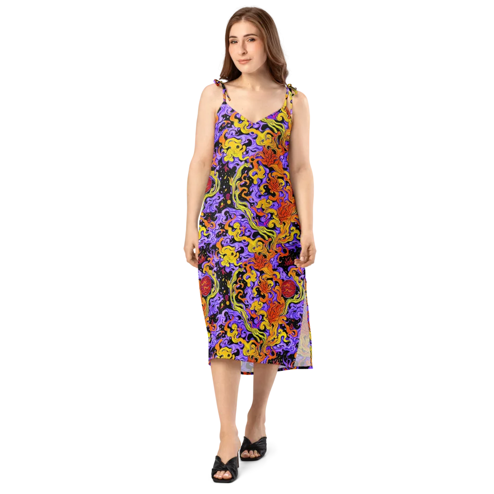 Bosschaert Swirl on Slip Dress — Front
