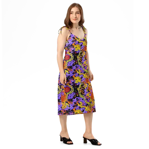 Bosschaert Swirl on a Slip Dress