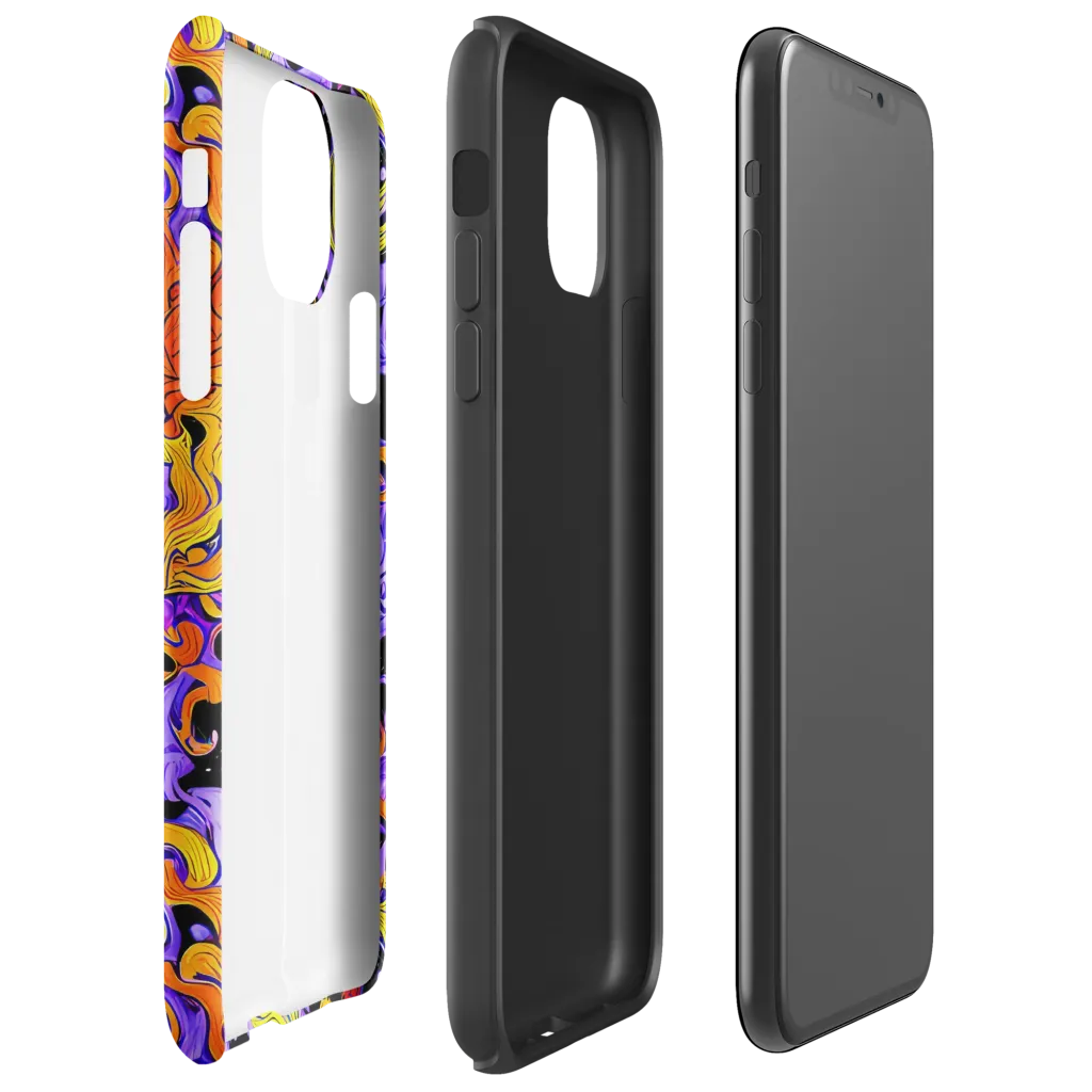 Bosschaert Swirl on Tough Case for iPhone® — Right