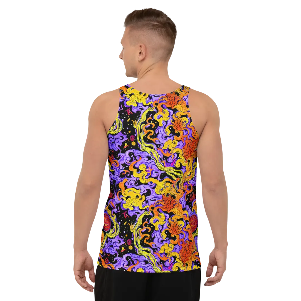 Bosschaert Swirl on Men's Tank Top — Back