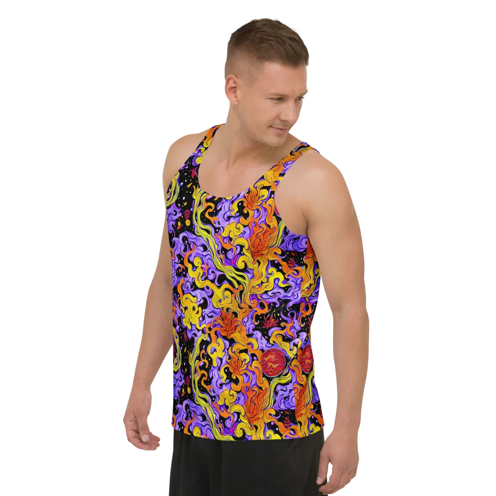 Bosschaert Swirl on Men's Tank Top — Left Front