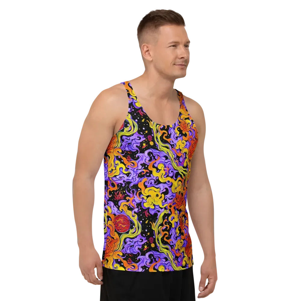 Bosschaert Swirl on Men's Tank Top — Right Front