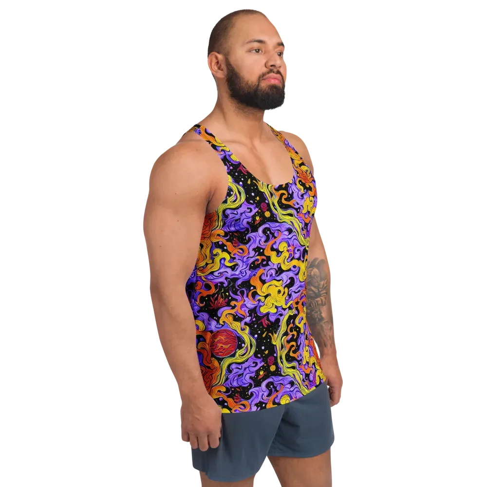 Bosschaert Swirl on Men's Tank Top — Right Front