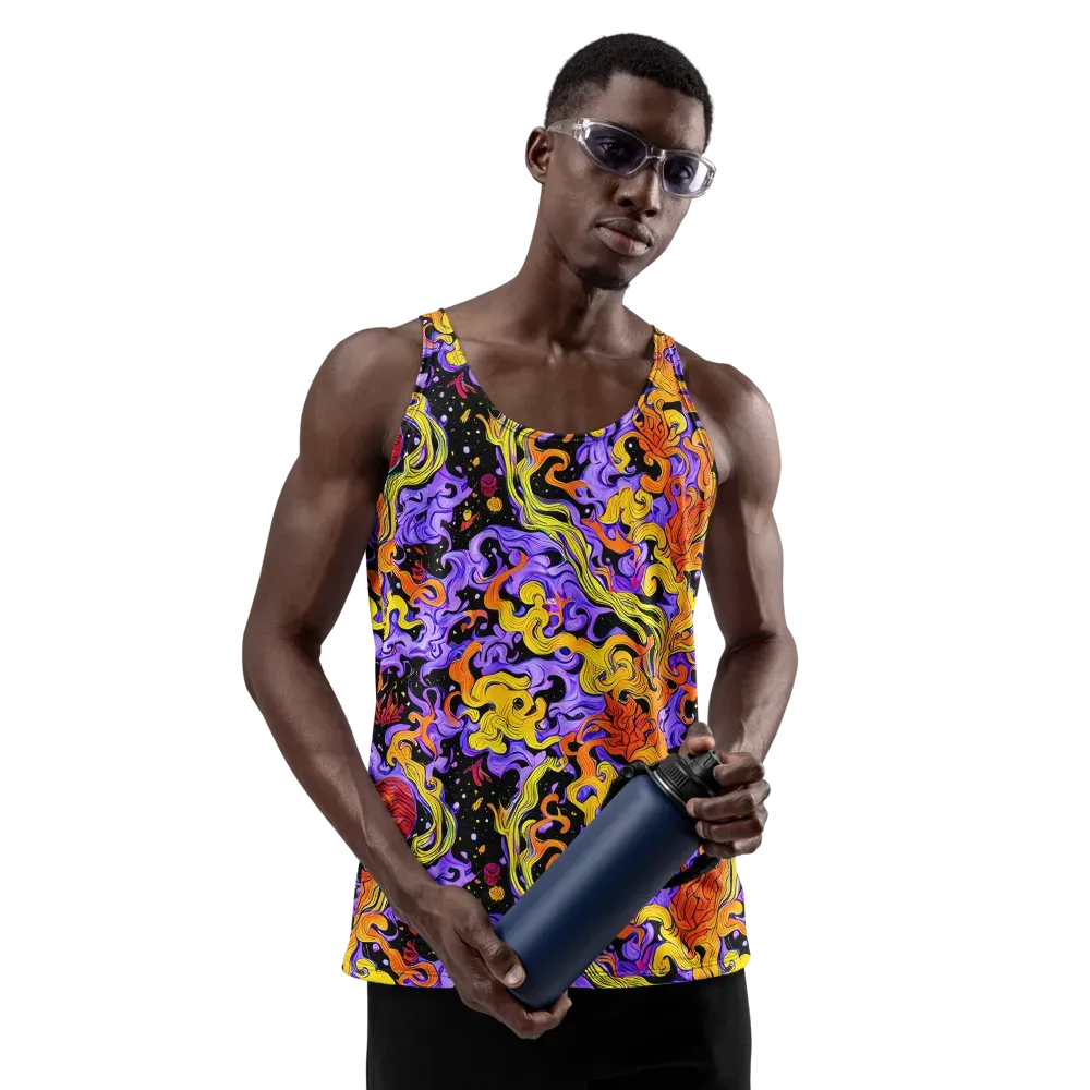 Bosschaert Swirl on Men's Tank Top — Front