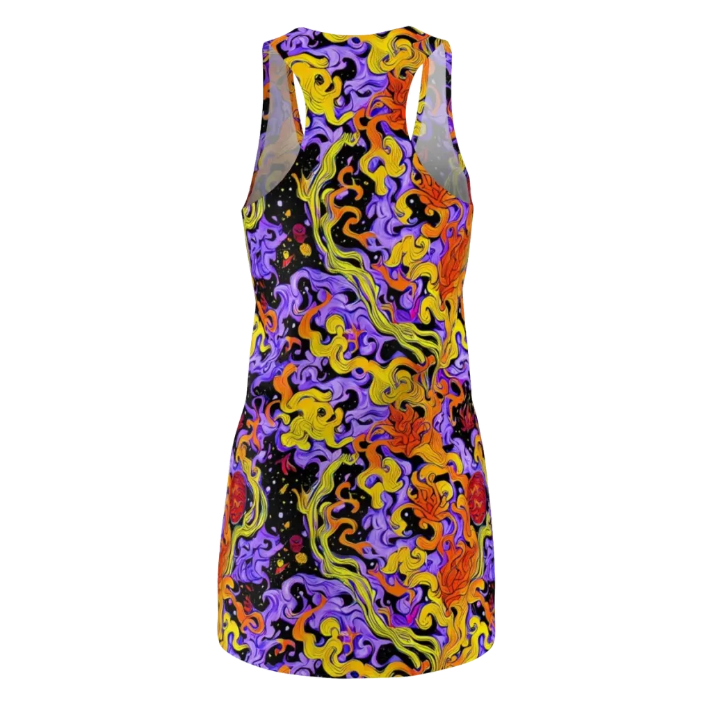 Bosschaert Swirl on Racerback Dress — Back