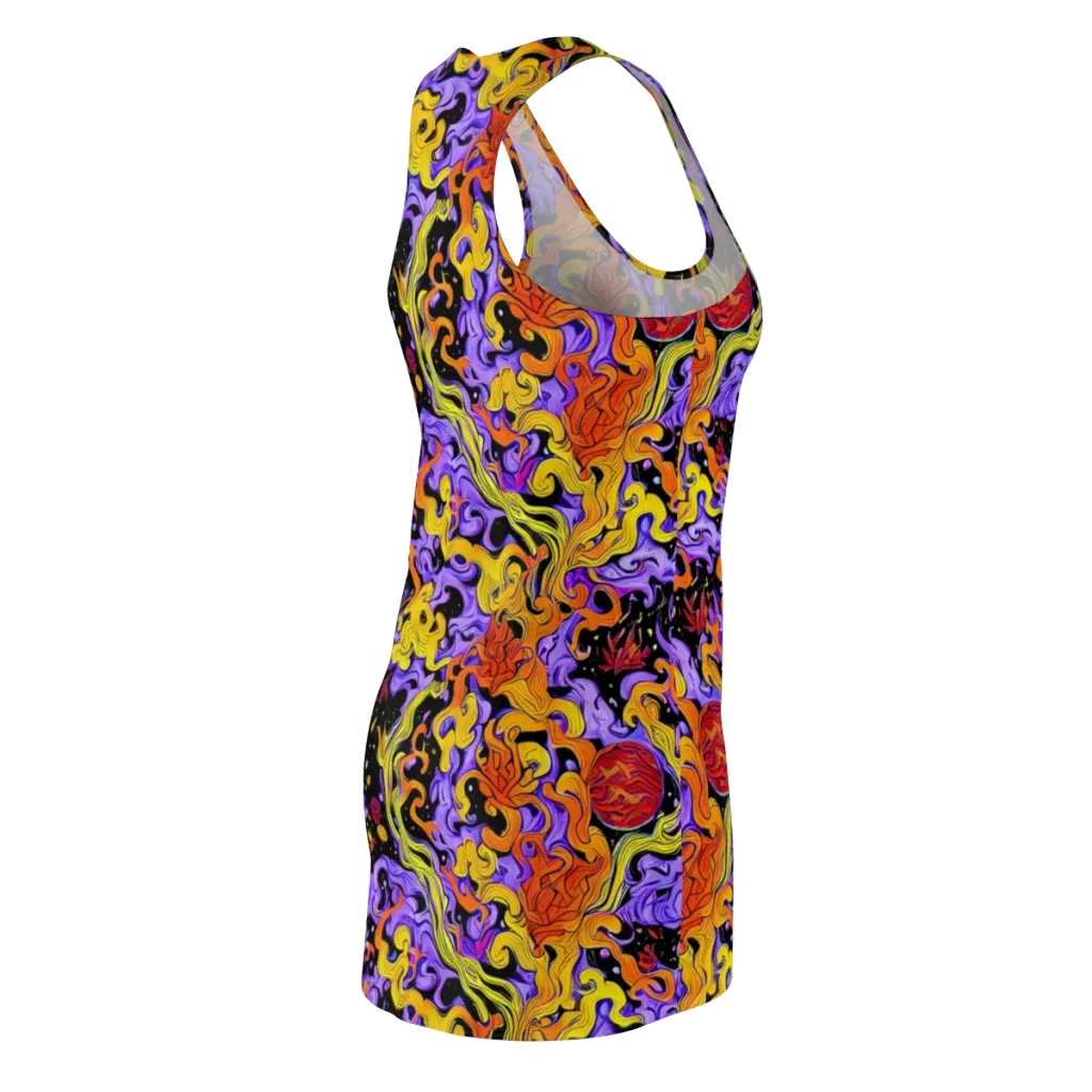 Bosschaert Swirl on Racerback Dress — Back Side