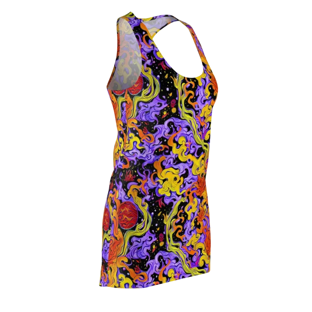 Bosschaert Swirl on Racerback Dress — Front Side
