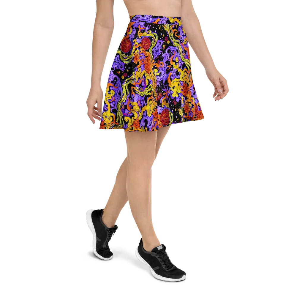 Bosschaert Swirl on Skater Skirt — Right