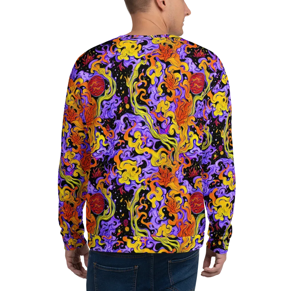 Bosschaert Swirl on Sweatshirt — Back