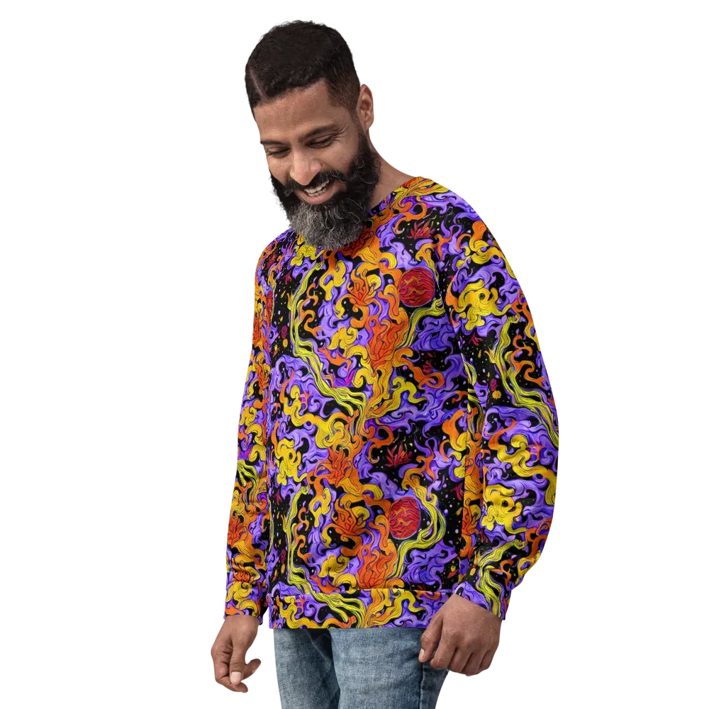 Bosschaert Swirl on Sweatshirt — Left Front